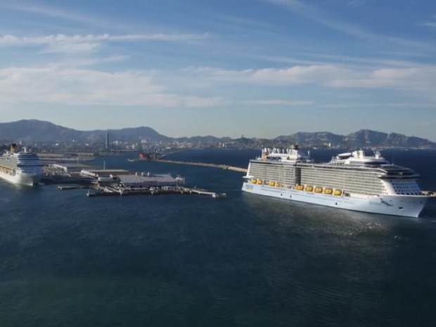 Après les attaques de Paris, le port de Marseille prend des mesures pour renforcer la sécurité des passagers et des navires de croisière - Photo : Club de la Croisière Marseille Provence