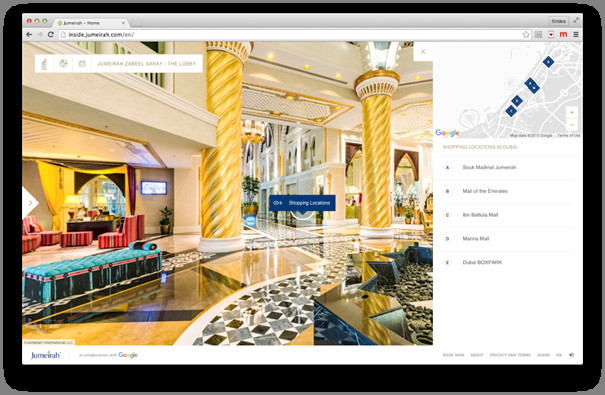 Une visite immersive - (c) Jumeirah Group Une visite immersive - (c) Jumeirah Group