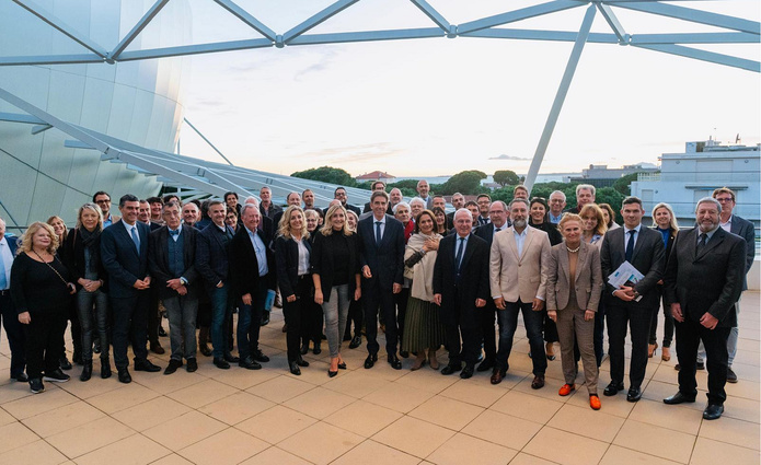 Alexandra Borchio Fontimp réélue à la présidence de Côte d’Azur France - Photo : Xavier Giraudeau© Côte d’Azur France Tourisme Alexandra Borchio Fontimp réélue à la présidence de Côte d’Azur France - Photo : Xavier Giraudeau© Côte d’Azur France Tourisme