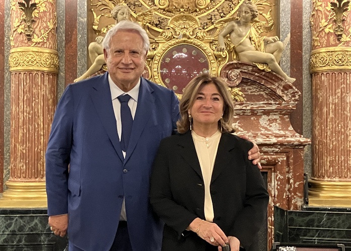 Mumtaz Teker (président de l'APST) et Valérie Boned (présidente des EdV). @T.beaurepère Mumtaz Teker (président de l'APST) et Valérie Boned (présidente des EdV). @T.beaurepère