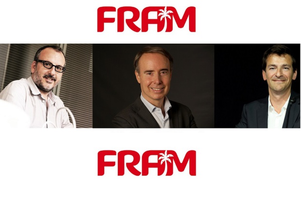 De gauche à droite : Bernard Bensaïd (DocteGestio), Olivier Kervella (NG Travel) et Alain de Mendonça (PromoVacances), les trois candidats à la reprise de FRAM - DR