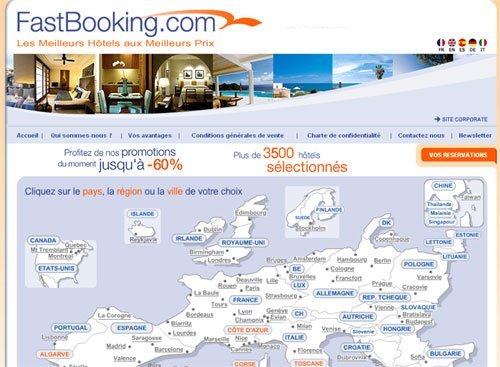 FastBooking : corissance de 45% du volume d'affaires en 2007 FastBooking : corissance de 45% du volume d'affaires en 2007