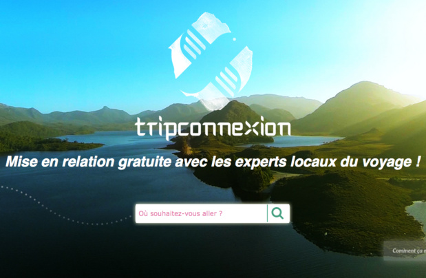 Trip Connexion met en relation des voyageurs avec des acteurs locaux du tourisme - Capture d'écran Trip Connexion