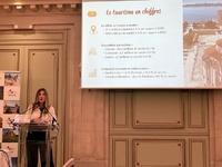 Daniela Mihalic Durica, la directrice de l'Office du Tourisme de Croatie en France (©PB) Daniela Mihalic Durica, la directrice de l'Office du Tourisme de Croatie en France (©PB)