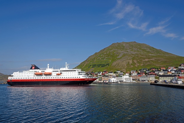 Le MS Kong Harald. Entièrement rénové il assurera la haute saison touristique 2016 - Photo : Hurtigruten