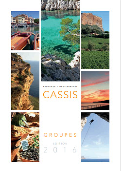 La brochure Groupes 2016 de l'OT de Cassis sera présentée aux professionnels de la ville le 10 décembre 2015 - DR : OT de Cassis