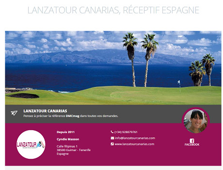 Espagne : Lanzatour Canarias rejoint les réceptifs de DMCMag.com