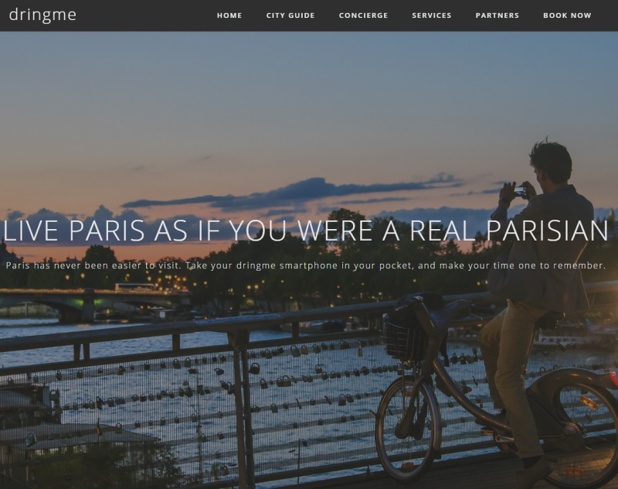 Les clients des hôtels équipés par Dringme bénéficient gratuitement d’un téléphone dès leur check-in - DR : Capture d'écran Dringme Les clients des hôtels équipés par Dringme bénéficient gratuitement d’un téléphone dès leur check-in - DR : Capture d'écran Dringme