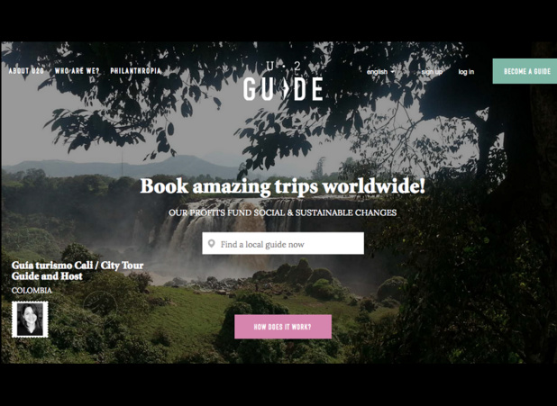 Page d'accueil U2guide - (c) Capture Page d'accueil U2guide - (c) Capture