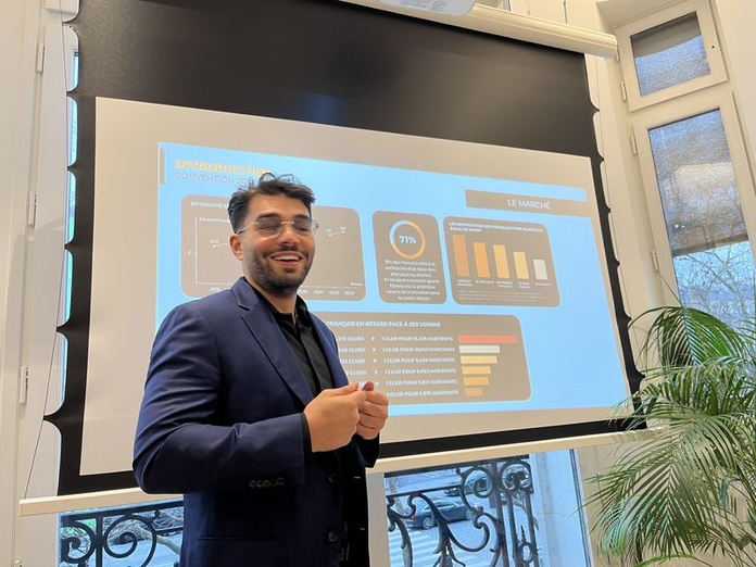 "Un boulevard s'ouvre devant nous", a assuré hier Mountassir Bouhadba (©PB) "Un boulevard s'ouvre devant nous", a assuré hier Mountassir Bouhadba (©PB)