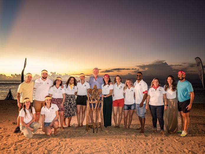 12 agents de voyages accompagnés de Thibault et Jacques, vainqueur et finaliste de Koh Lanta 2024, ont participé à la Beachcomber Aventure, du 5 au 11 février 2025 à l’Île Maurice. @beachcomber/iproduction 12 agents de voyages accompagnés de Thibault et Jacques, vainqueur et finaliste de Koh Lanta 2024, ont participé à la Beachcomber Aventure, du 5 au 11 février 2025 à l’Île Maurice. @beachcomber/iproduction