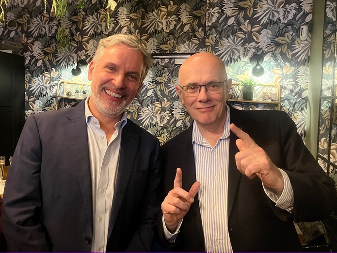 Lionel Rabiet (EdV) et Philippe Gabilliet. (c). T.Beaurepère Lionel Rabiet (EdV) et Philippe Gabilliet. (c). T.Beaurepère