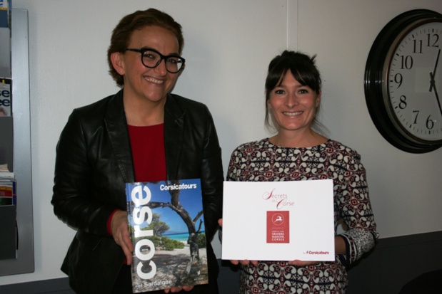 Elisa Manfredi et Sophie Princivalle de Corsicatours. DR-LAC Elisa Manfredi et Sophie Princivalle de Corsicatours. DR-LAC