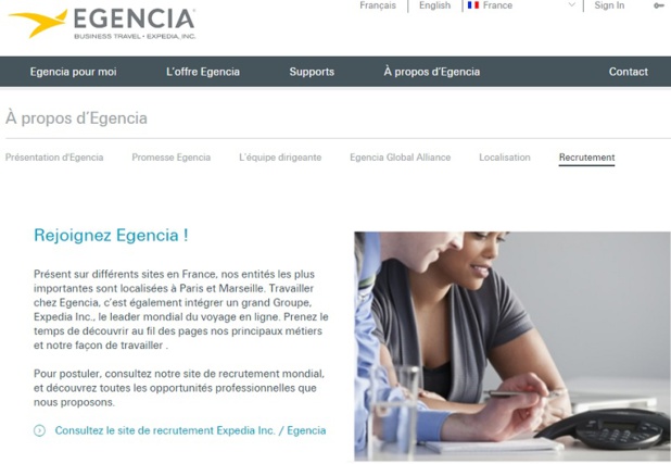 Egencia : 60 postes à pourvoir en CDI pour 2016