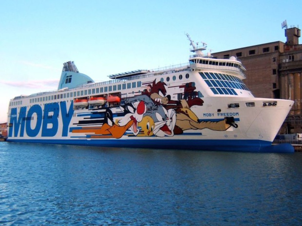 Moby Lines de retour entre la France et la Corse avec une liaison Nice Bastia. DR - Moby Lines.