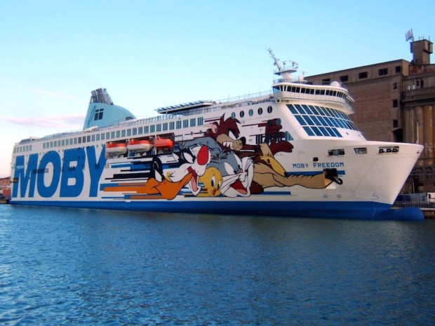 Moby Lines de retour entre la France et la Corse avec une liaison Nice Bastia. DR - Moby Lines. Moby Lines de retour entre la France et la Corse avec une liaison Nice Bastia. DR - Moby Lines.