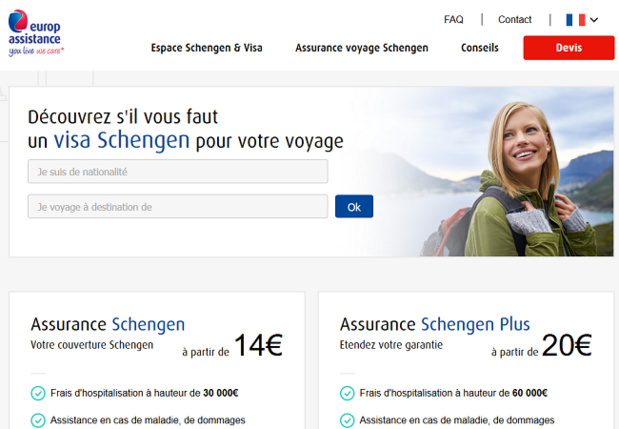 Le nouveau site d'Europ Assitance - DR