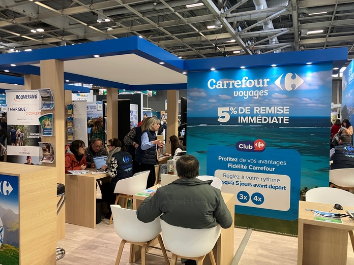 Carrefour Voyages propose 5% de réduction pendant le salon. (c)T.Beaurepère Carrefour Voyages propose 5% de réduction pendant le salon. (c)T.Beaurepère