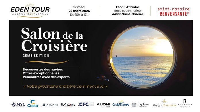 Pas moins de dix opérateurs attendus au salon de la croisière d’Eden Tour Pas moins de dix opérateurs attendus au salon de la croisière d’Eden Tour