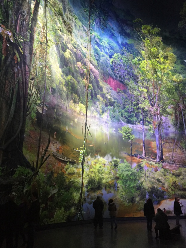 Le panorama Amazonia à l'intérieur de la Rotonde au Panorama XXL