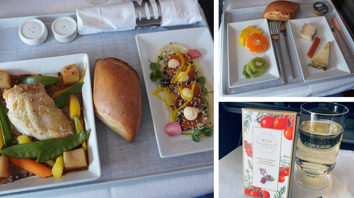 Les repas, mélange de saveurs classiques et exotiques - Photo : C.Hardin Les repas, mélange de saveurs classiques et exotiques - Photo : C.Hardin