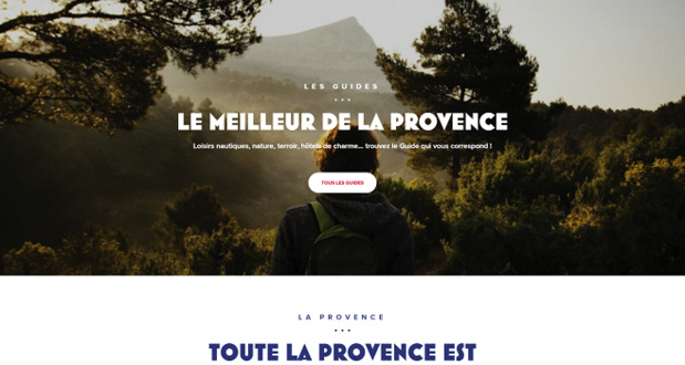 Le nouveau site MyProvence.fr regroupe le meilleur de l'offre touristique des Bouches-du-Rhône - Capture d'écran