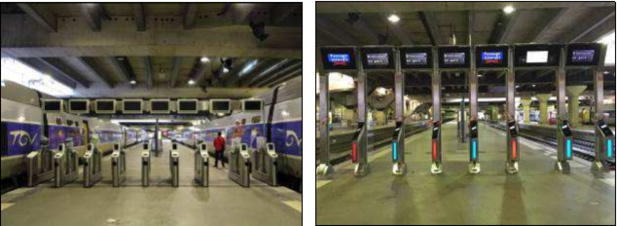 Les voyageurs devront valider leur titre de transport aux bornes de filtrage - DR