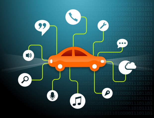 Une flotte de véhicules connectés - (c) Mimi Potter/Fotolia Une flotte de véhicules connectés - (c) Mimi Potter/Fotolia