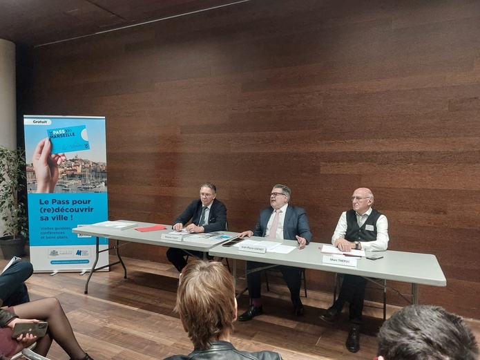 De gauche à droite : Maxime Tissos, Jean-Pierre Cochet et Marc Thepot - Photo : @Manon Morelli De gauche à droite : Maxime Tissos, Jean-Pierre Cochet et Marc Thepot - Photo : @Manon Morelli