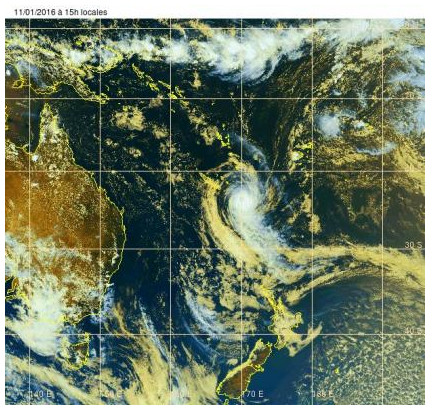 Cyclone ULA en Nouvelle-Calédonie : fin de la pré-alerte à 20 heures locales