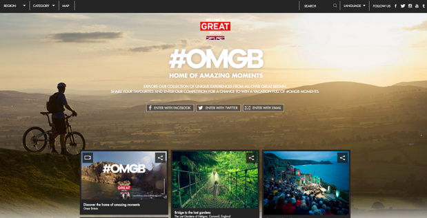 VisitBritain : une campagne pour faire de la Grande Bretagne une 