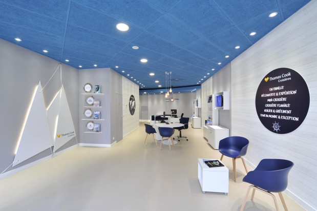Dans son agence du Prado à Marseille, Thomas Cook a dédié un grand espace à la croisière - DR : Thomas Cook Dans son agence du Prado à Marseille, Thomas Cook a dédié un grand espace à la croisière - DR : Thomas Cook