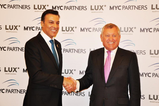 Dr. Akdogan, Président de MYC Partners et Paul Jones, PDG de LUX* Resorts & Hotels - Photo DR