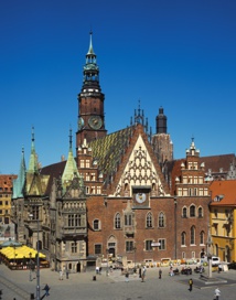 Hôtel de ville de Wroclaw en Pologne - DR OT Pologne