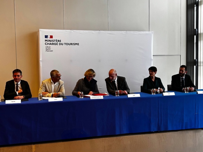 Nathalie Delattre, a signé trois plans de sobriété hydrique aux côtés des fédérations professionnelles - ©AmeliaBrille Nathalie Delattre, a signé trois plans de sobriété hydrique aux côtés des fédérations professionnelles - ©AmeliaBrille