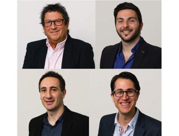 Les fondateurs : Philip Weinman, David Fastuca, Ross Fastuca et Dean Weinman - (c) Locomote