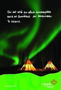 Le Canada habille la station Opéra Le Canada habille la station Opéra