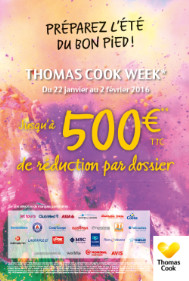 L'affiche de communication pour l'opération de Thomas Cook - DR : Thomas Cook L'affiche de communication pour l'opération de Thomas Cook - DR : Thomas Cook