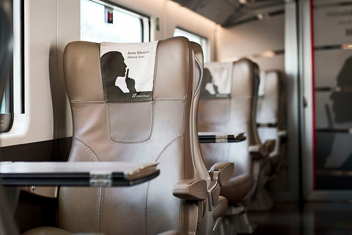 Espace Silenzio, classe Business © Trenitalia France Espace Silenzio, classe Business © Trenitalia France