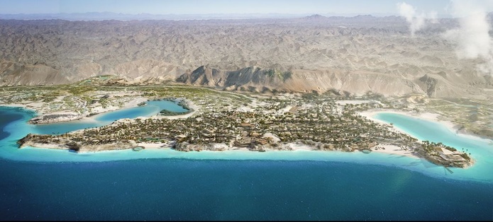 Vue aérienne de la rive saoudienne de la Mer rouge (© Red Sea Global)