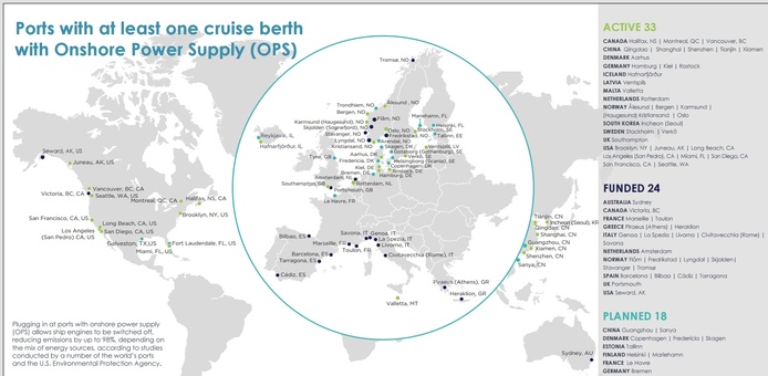 Électrification des quais : la CLIA presse les ports, les paquebots sont prêts