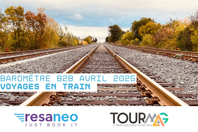 TourMaG publie le premier baromètre B2B du voyage en train avec Resaneo ! - Photo Canva