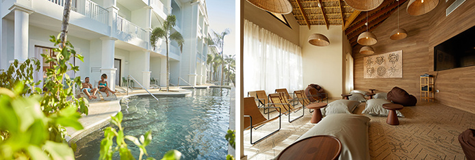 Les chambres Swim-Up pour une expérience de confort supérieur, et le Kids Club du Bahia Principe Luxury Esmeralda © Bahia Principe Hotels & Resorts