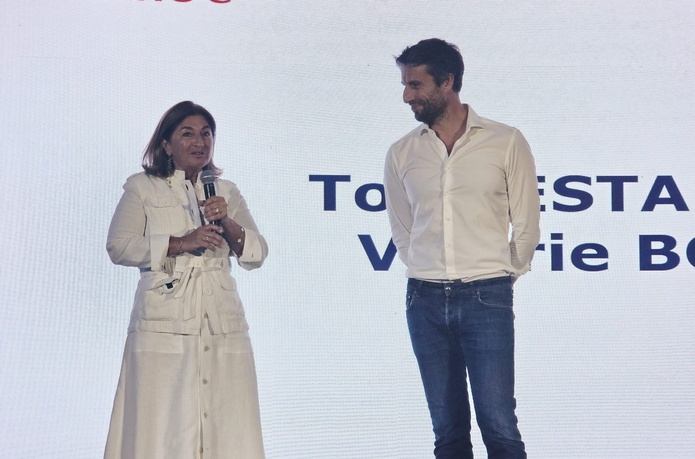 Valérie Boned et Tony Estanguet - Photo CE Valérie Boned et Tony Estanguet - Photo CE