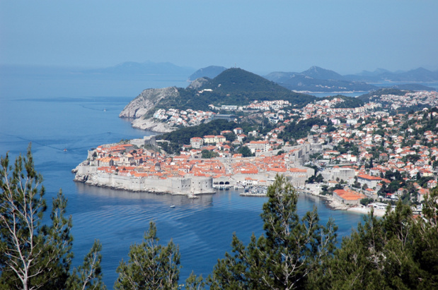 La région côtière croate la plus visitée en 2015 est la Dalmatie.La ville de Dubrovnik en Croatie - Photo CE