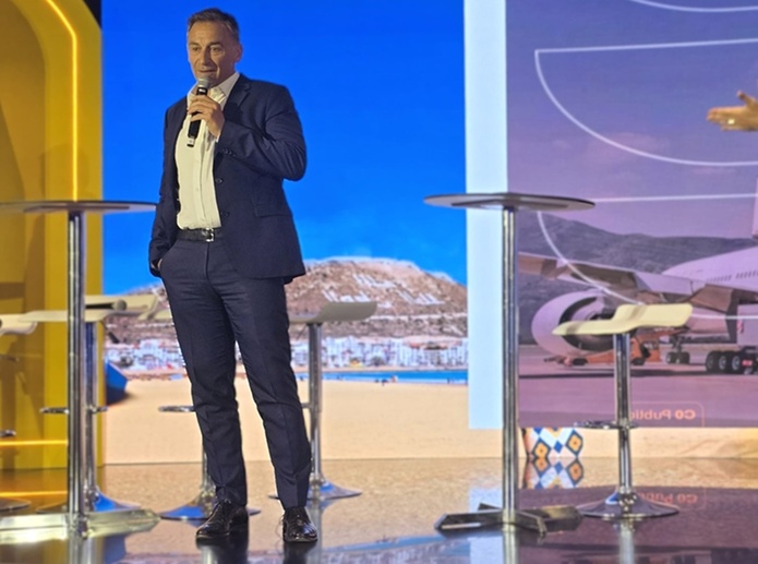 Au congrès des EDV 2025, Olivier Sadran, le patron de Newrest a partagé son expérience professionnelle - Crédit photo : CE Au congrès des EDV 2025, Olivier Sadran, le patron de Newrest a partagé son expérience professionnelle - Crédit photo : CE
