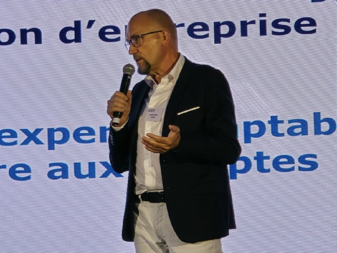 Daniel Borja a détaillé tous les mécanismes nécessaires à la transmission de l'entreprise à l'occasion du congrès des EDV à Taghazout au Maroc - Photo CE Daniel Borja a détaillé tous les mécanismes nécessaires à la transmission de l'entreprise à l'occasion du congrès des EDV à Taghazout au Maroc - Photo CE
