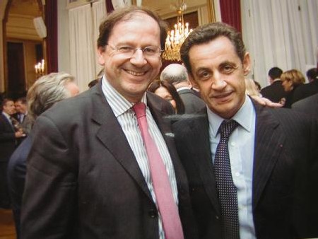 En 2006 lors d'une réunion de parlementaires avec Nicolas Sarkozy