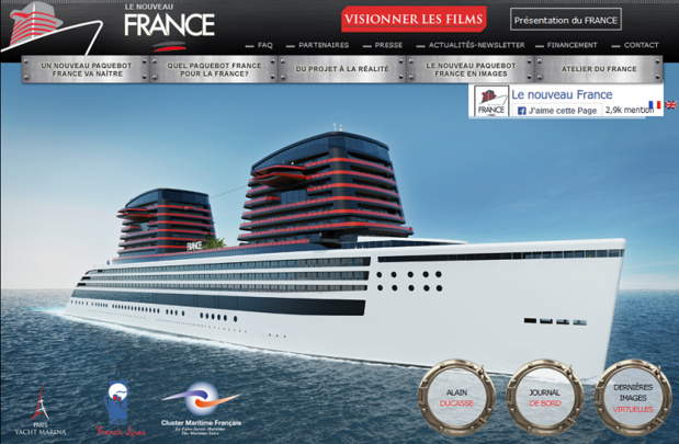 Le nouveau paquebot France "avance" sur la levée de fonds Le nouveau paquebot France "avance" sur la levée de fonds