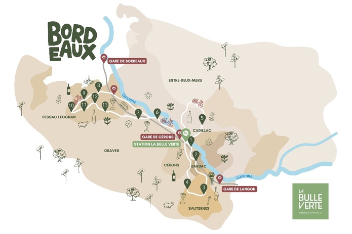 Cette offre ne s’adresse pas uniquement aux visiteurs de passage : les habitants de la région peuvent également profiter de ces parcours pour redécouvrir leur territoire autrement - Illustration La Bulle Verte Cette offre ne s’adresse pas uniquement aux visiteurs de passage : les habitants de la région peuvent également profiter de ces parcours pour redécouvrir leur territoire autrement - Illustration La Bulle Verte